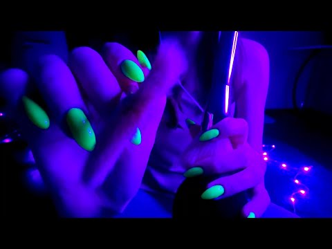ASMR | Brushing your face and Mouth Sounds 💜😪
