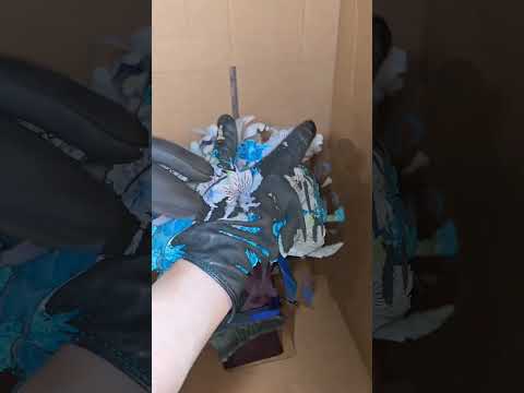 ASMR Leather Flower Crinkling (INTENSE)