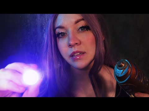 Inventor repairs your face [ASMR] (personal attention, cleaning, brushing)