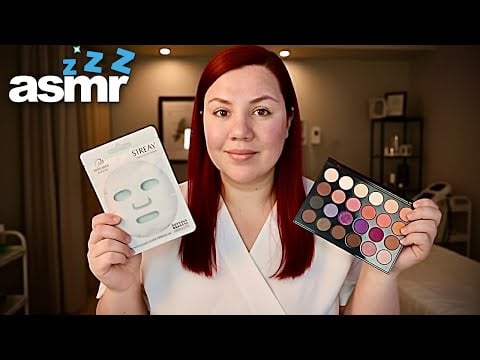 ASMR Extreme Beauty SALON: Eyebrows, Makeup & Facial Roleplay