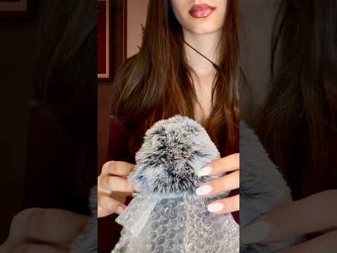 ASMR Fluffy Mic Triggers 🩶 #asmr #asmrshorts #asmrmicscratching #asmrmicbrushing #asmrtrigger