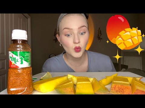 ASMR| MANGO MUKBANG🥭✨💛