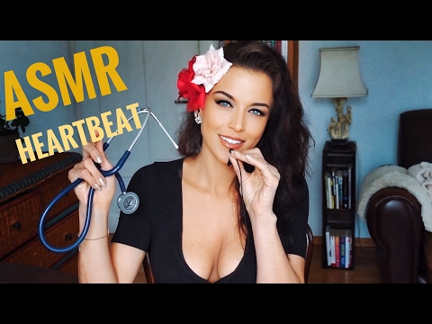 ASMR Gina Carla 💓 Listen to my Heart! 20min Relaxing Heart Beat Sound! 🎤🎧