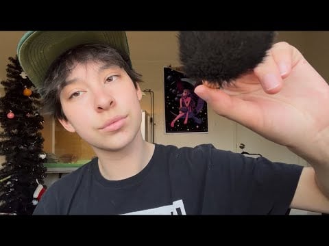 ASMR | face brushing for sleep