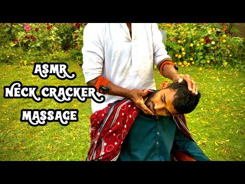 ASMR: Neck Cracker Massage | Most Relaxing massage | Head Massage in 1 Doller | ASMR With Yahya