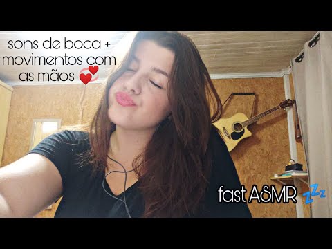 asmr • movimentos com as mãos + sons relaxantes pra você dormir 💞