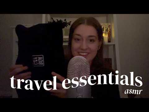asmr | all the junk i take on a flight as an anxious girlie