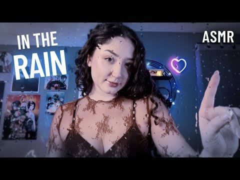 ASMR Inaudible Whispering & Rain Sounds *Fast Mouth Sounds*