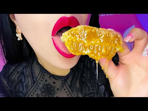 🍯ASMR COMIENDO PANAL DE ABEJA🐝