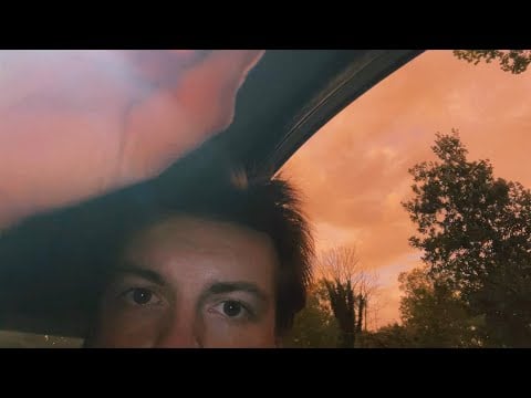 [LOFI ASMR] Quick Light Triggers In My Car On A Windy Night | Visual ASMR Triggers
