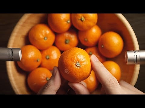 ASMR Satisfying Mandarin Orange Sounds for Deep Sleep 🍊 군침이 싹 도는 귤 ASMR