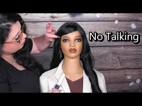 ASMR Precise Fixing (NO TALKING) Perfectionist Hair Fixing, Lint Roller, Brushing, Styling