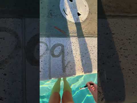 i write the alphabet and you find the missing letter asmr game at the pool #asmr #relax #asmrgames
