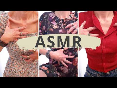 ASMR 43 MINUTES FULL OUTFIT SCRATCHING | AUTUMN CLOTHING & ELEGANT DRESS MARATHON | NO TALKING 😴👗👖