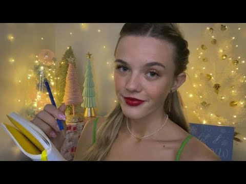 ASMR Christmas Fairy Helps You (Toxic Friend) Get On The Nice List 📝