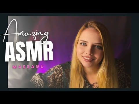 ASMR - Massage in Latex & Satin Gloves. Anxiety Relief. Antistress