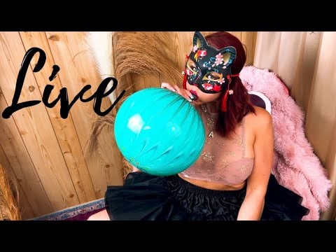 Live Bubble Gum and Balloons with AmandaLynn 💋