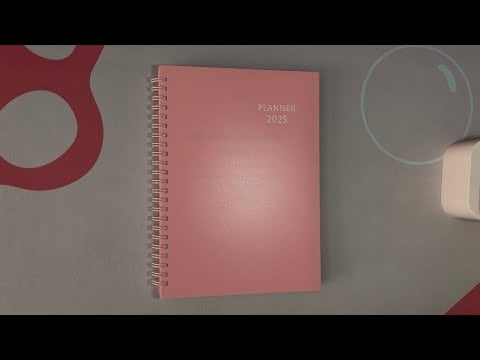 ASMR Tapping On A 2025 Planner (No Talking)