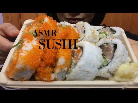 ASMR SUSHI MUKBANG | 먹방 | *Chew Eating Sounds* big bites | SAS-ASMR