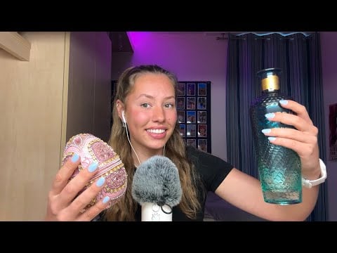 ASMR tapping with long nails trigger assortment