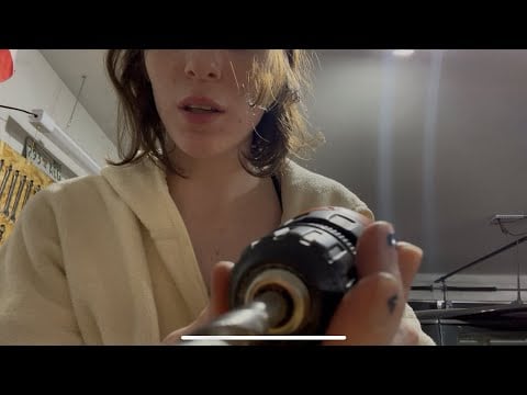 ASMR fixing your fcuked up face with tools (soft spoken + stuttering) 