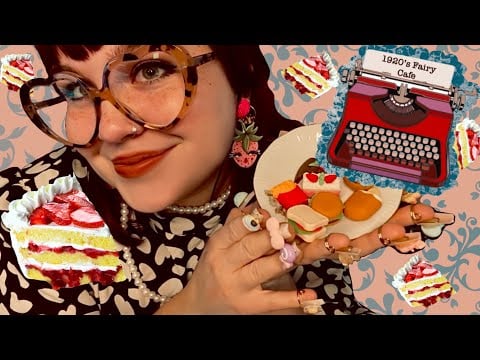 ASMR Autistic: 1920’s Fairy Cafe🍰🧚🏼‍♀️❤️(neurodivergent friendly, whispering roleplay, tapping)