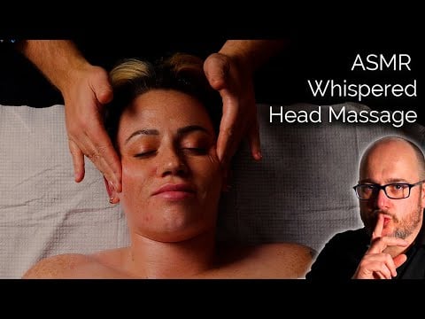 ASMR Jaw Massage for Anxiety & Tension Relief | Whispered Scalp, Ear & Vagus Nerve Work