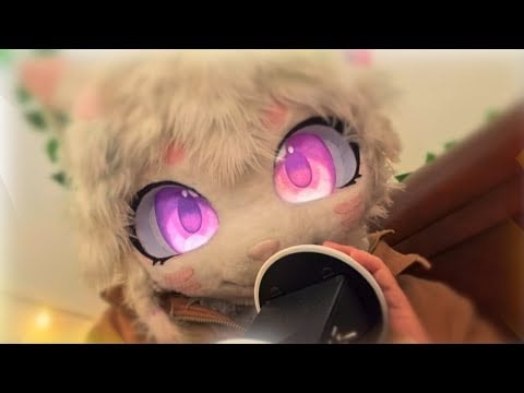 [FURRY ASMR] Warmest Gentle Ear Cleaning 👂✨(soft spoken, cleaning, brushing, wind blowing)