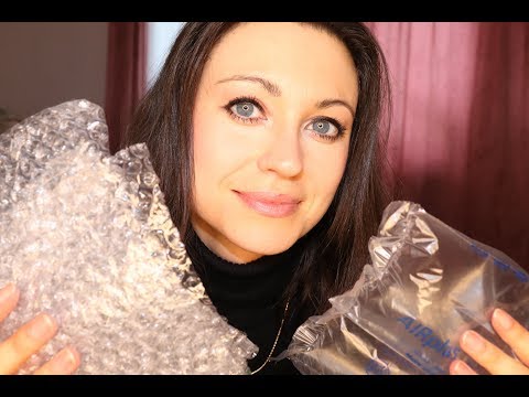 [ASMR] Bubble Popping ~ Plastic Bag ~ Crinkles ~ Plastic Wrap On Mic