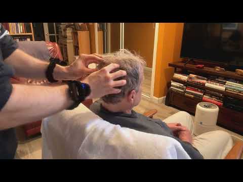 asmr elderly massage for mental clarity