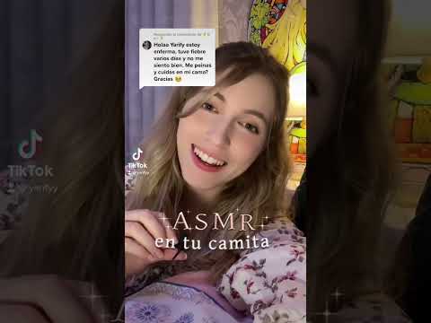 #ASMR en tu CAMITA ❤️ #shorts #asmrespañol ✨ tengo muchos vídeos así en YT