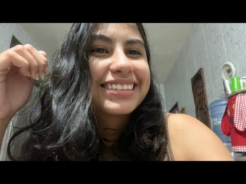 Asmr caseiro(tapping e sons de boca) 🥰🥰 