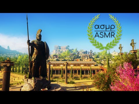 ASMR | The Most Relaxing Virtual Tour of Ancient Greece Pt. 2! 🏛️ | Ear to ear whispering 😴