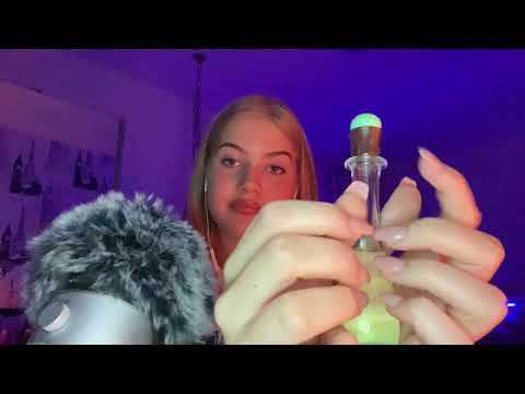 ASMR | tingly perfume tapping 🧚🏻🌷 ( glass sounds)
