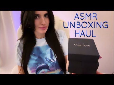 ASMR Otter Spirit Unboxing Haul 💕🌊🦦