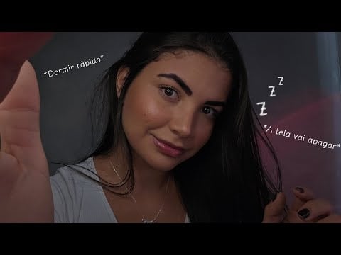 ASMR que a TELA VAI ESCURECENDO até você DORMIR 💤😴 100% Relaxante 