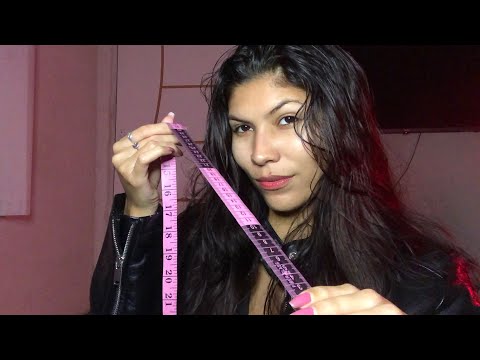 ASMR MEDINDO VOCÊ DEVAGARINHO ATÉ VOCÊ DORMIR 🤍