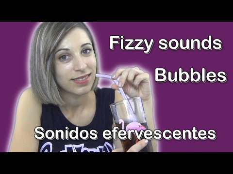 ASMR Coca Cola . Sonidos efervescentes . Burbujitas . Tapping cristal  . Cosquillas Máximas ❤