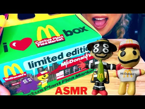 ASMR MCDONALD'S MUKBANG | NEW Adult Happy Meal | EATING SOUNDS