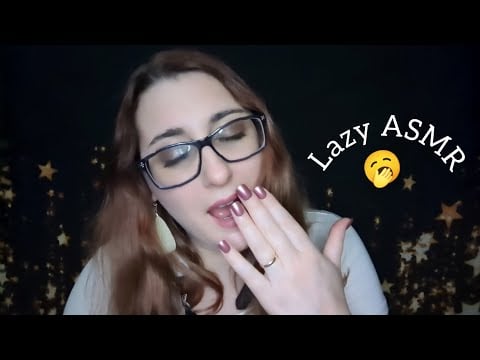 The LAZIEST ASMR Video Ever with Gum Chewing Rambling and More