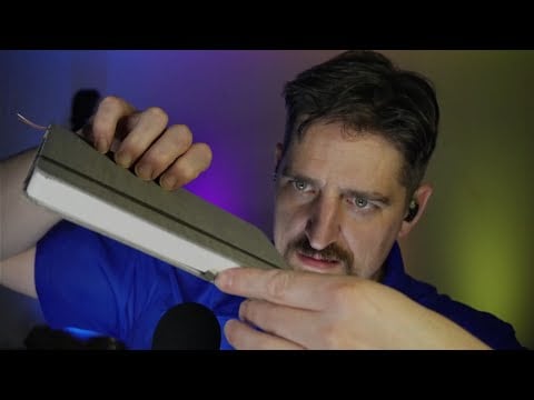 ASMR Binaural Book Tapping 📖 EXTRA Sensitive Mics (no talking)