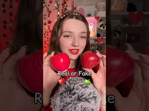 ASMR Real or Fake Apple 🍎