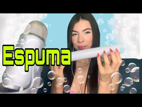 Espuma y mas sonidos relajantes🫧✨#asmr #relax #duerme #video #viral #relajante