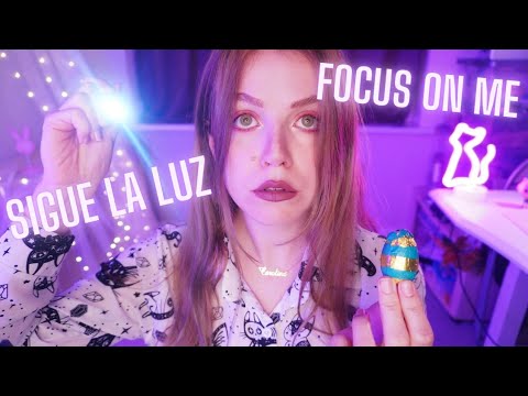 ASMR SIGUE LA LUZ FOCUS ON ME Sigue Mis Instrucciones