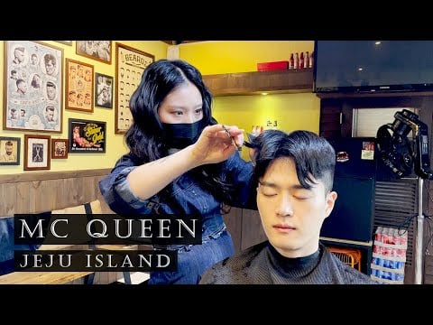 ASMR 제주도의 홍일점 바버, 미카 | 맥퀸 바버샵 | Jeju Island's best female barber Mica