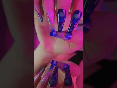 #asmr running out of nails I havent worn so here we are lol 👽