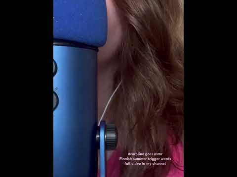 ASMR Finnish summer trigger words I suomi trigger sanoja