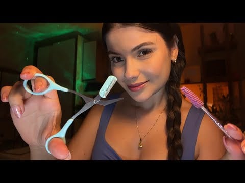 ASMR | Fazendo sua sobrancelha 🧴💤