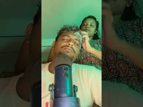 hair and scalp massage asmr #shorts