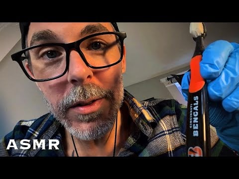 ASMR | Dentist Cleans Your Teeth Roleplay (Scaling, Floss, Brushing Sounds)